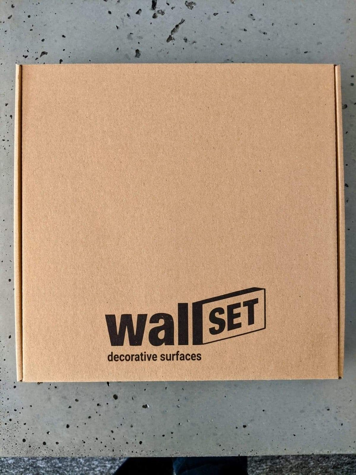 Concrete wall panel sample box - Wallset