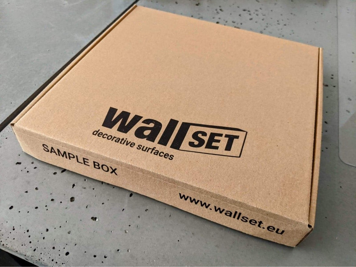 Concrete wall panel sample box - Wallset